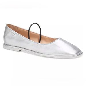 COACH
Emilia Metallic Leather Ballet Flats. Like new
